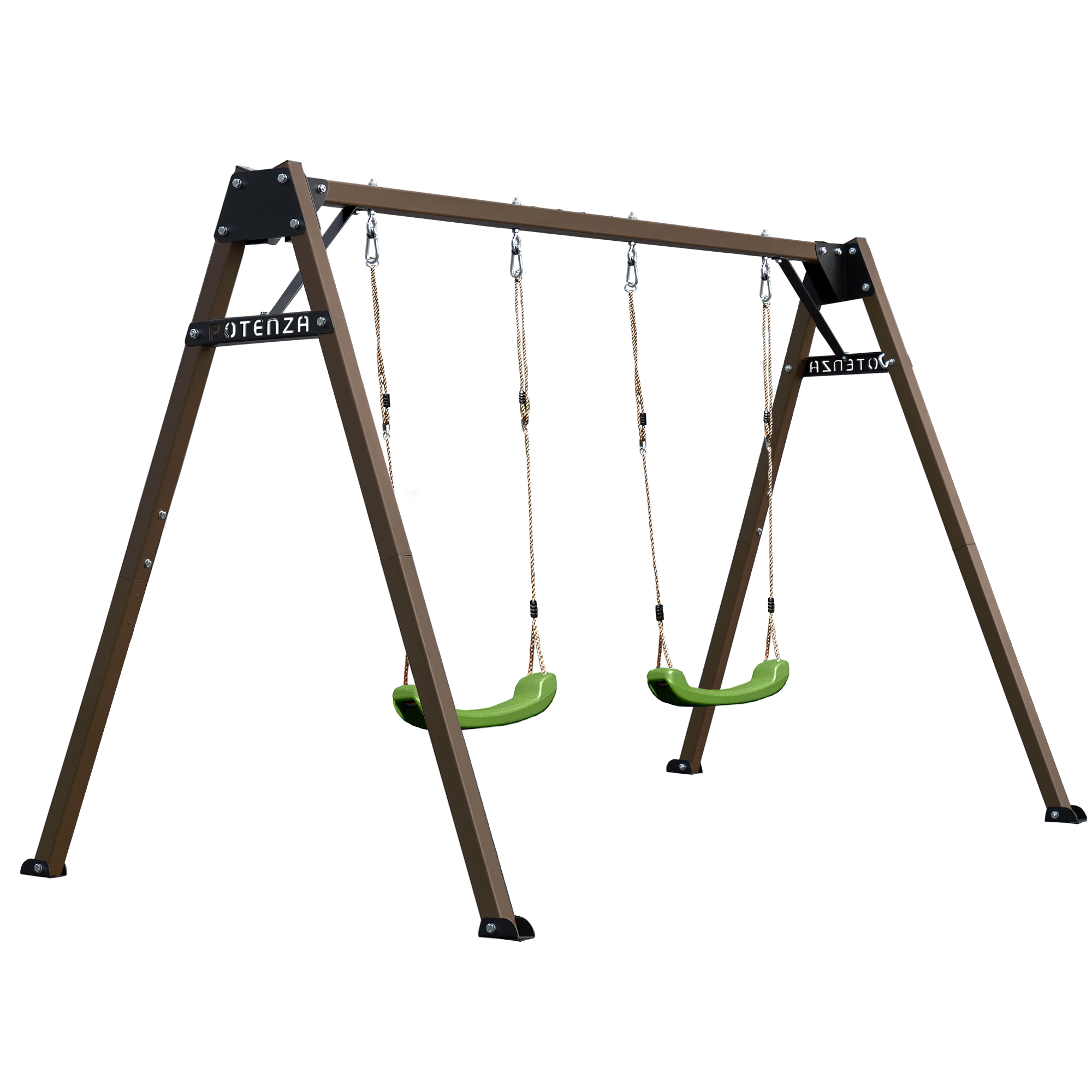 Huśtawka Brązowa Bocianie Gniazdo I Huśtawka Zielona