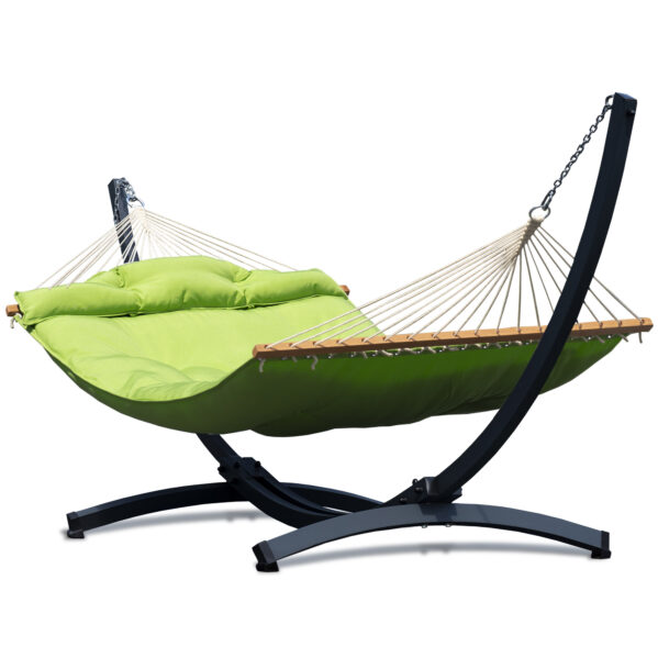 Stojan TYTAN + Houpací síť ATLANTA 210x140 limetka